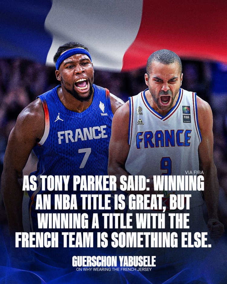 半岛体育-亚布塞莱坦言：NBA冠军固然美妙 法国折桂却别具深意