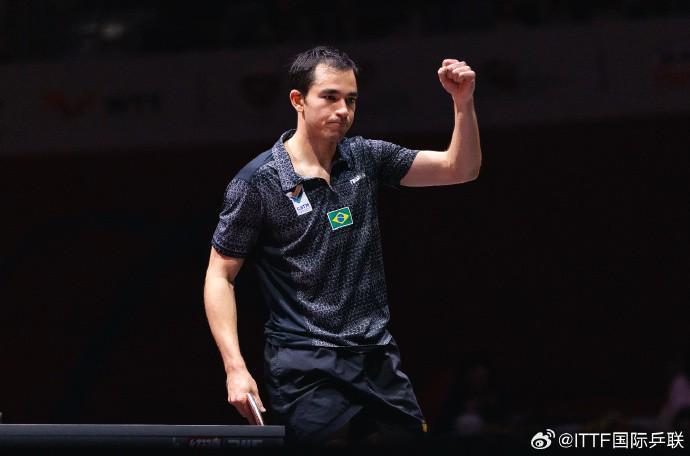 雨果再次创造历史，为第一位获世乒赛奖牌的巴西选手