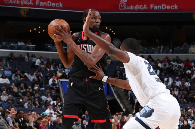 半岛体育官网-大逆转！火箭双杀灰熊，杜兰特轰33+8，阿门连创2大纪录 申京高效